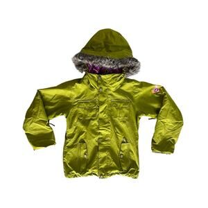 Burton Girls Large Green Dry Ride Ski Snowboard Jacket